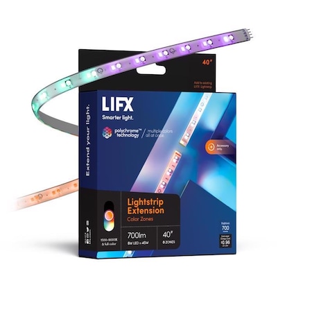 Lifx LIFX Smart Home 40 in. L Color Changing Plug-In LED Smart-Enabled Strip Light Extension 1 pk LZ1RGBWUS